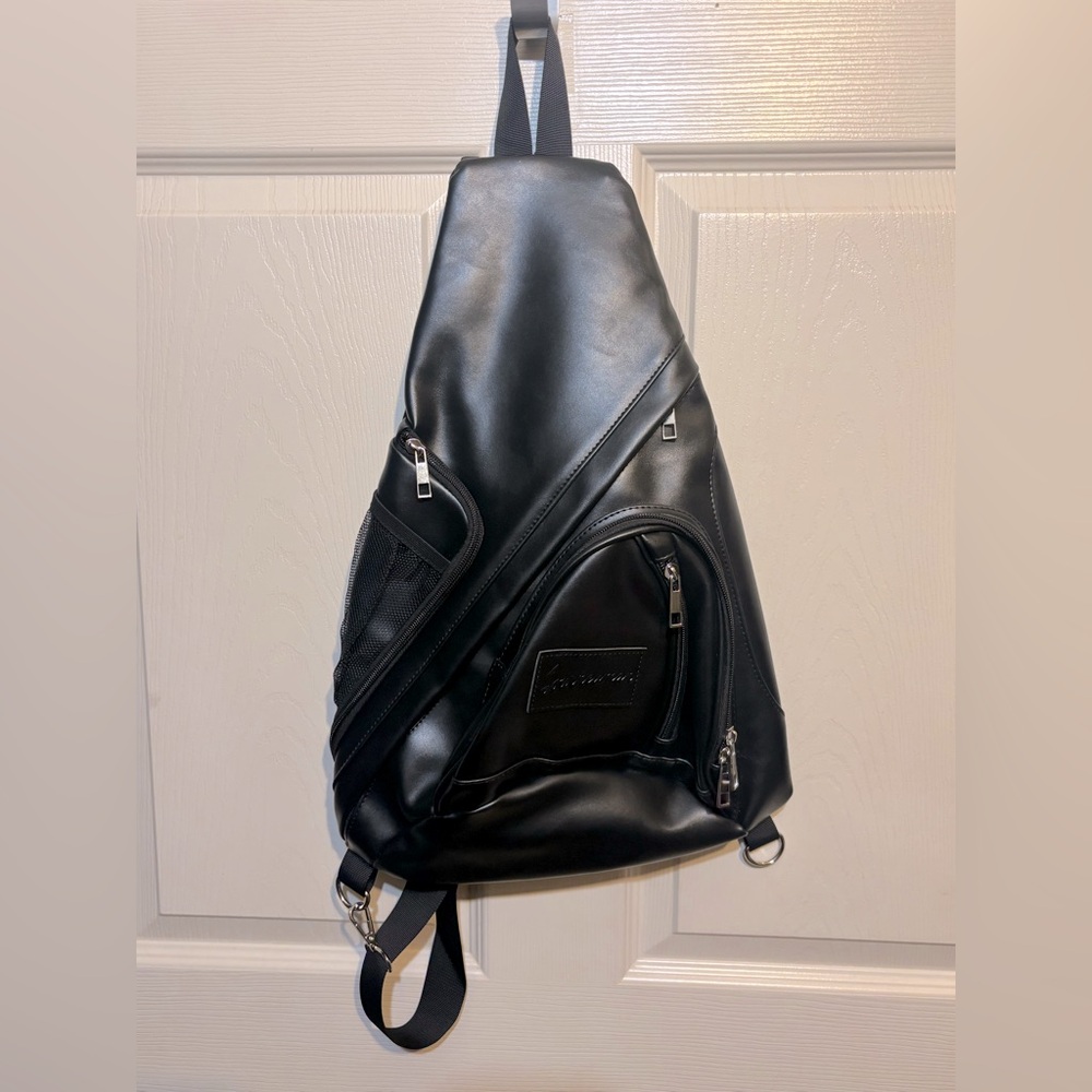 Stylish Black Sling Backpack